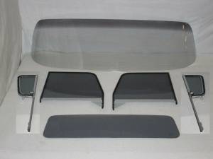 Auto City Classic - 1955-1959 Chevrolet / GMC Cab Complete Glass Package Small Back with Post Assembled Side Glass Set CG-CVY-55-59-PU-A-SSAP - Image 3