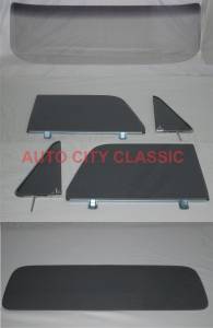 Auto City Classic - 1964-1966 Chevrolet / GMC Cab Complete Glass Package Assembled Side Glass and Large Back Glass CG-CVY-64-66-PU-B-SSA - Image 2