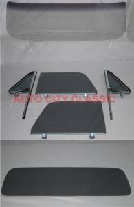 Auto City Classic - 1964-1966 Chevrolet / GMC Cab Complete Glass Package Post Assembled Side Glass and Large Back Glass CG-CVY-64-66-PU-B-SSAP - Image 2