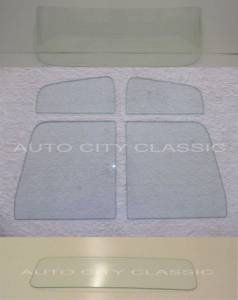 Auto City Classic - 1955-1959 Chevrolet / GMC Cab Complete Glass Package Standard Rear Back Glass CGCP-55-59-PU-A - Image 2