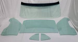 1969-1970 Ford Mustang 2 Door Hardtop Fastback Complete Glass Package (10/69-1970) CGF-69-70-MSTG-FB-BOLT
