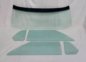 1969 Ford Mustang / Mercury Cougar Convertible Complete Glass Package (Jan-Oct) CGF-69-MSTG-CV-GLUE1