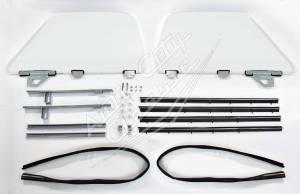 Auto City Classic - 1967-1972 Chevrolet / GMC Pickup and Utility Assembled Vent Delete Door Glass Kit D4501VD-KIT - Image 2