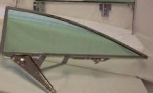 1959-1960 Buick Electra / Cadillac Series 62 / Oldsmobile Series 98 2 Door Hardtop Assembled Quarter Glass Q2241TA - Image 2