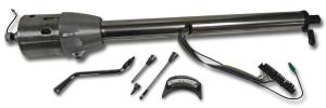 Auto City Classic - 30" Street / Hot Rod Stainless Column Shift Tilt Steering Column with 3 Spoke GT Wheel Kit SC7002C/P-1430 - Image 5