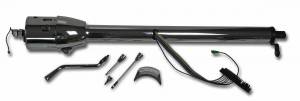 Auto City Classic - 32" Street / Hot Rod Stainless Column Shift Tilt Steering Column with Woody Wheel Kit SC7003C/P-1430W/1530W - Image 6