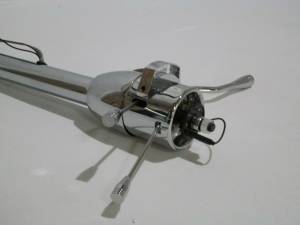 Auto City Classic - 32" Street / Hot Rod Stainless Column Shift Tilt Steering Column with Flat 3 Spoke Wheel Kit SC7003C/P-1431 - Image 5