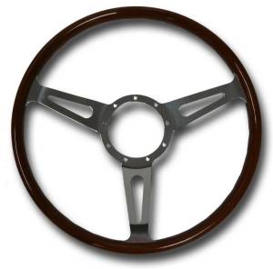 Auto City Classic - 30" Street / Hot Rod Stainless Floor Shift Tilt Steering Column with Woody Wheel Kit SC7006C/P-1430W/1530W - Image 5