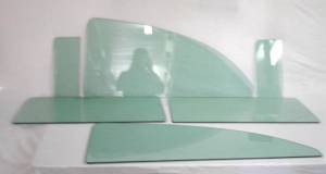 1955-1956 Buick / Cadillac Coupe Convertible Side Glass Set SS-BC-55-56-CV - Image 2