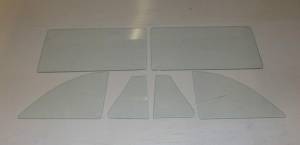 1942, 1946-1948 Buick / Cadillac / Oldsmobile Coupe Convertible Side Glass Set SS-BCO-42-46-48-CV