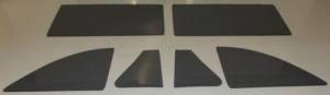 1950-1952 Buick / Oldsmobile 2 Door Sedan Jetback Side Glass Set SS-BO-50-52-2S
