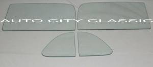 1946-1948 Chrysler / De Soto / Dodge Coupe 3 Passenger 4 Piece Side Glass Set SS-CDD-46-48-CP-3P