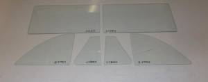 1949-1952 Chevrolet  / Oldsmobile / Pontiac 2 Door Coupe  Side Glass Set SS-COP-49-52-2C