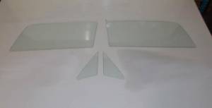 1966 Ford Thunderbird Hardtop Blind Quarter 63C, 63D Side Glass Set SS-TBIRD-66
