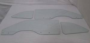 1970-1971 Ford Torino (Fairlane) 2 Door Hardtop Side Glass Set SS-TORI-70-71-2H