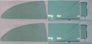 1955-1957 Chevrolet 210 / Pontiac 2 Door Wagon 8 Piece Assembled Side Glass Set 5557AS210W8P