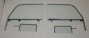 Auto City Classic - 1955-1957 Chevrolet Nomad / Pontiac Safari Wagon Flat 4 Piece Assembled Side Glass Set SSA-5557NMD4P - Image 3