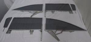 1959-1960 Buick / Cadillac / Oldsmobile 2 Door Hardtop Assembled Side Glass Set SSA-BCO-59-60-2H - Image 3