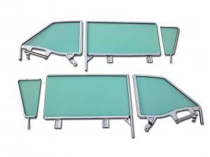1958 Chevrolet / Pontiac Convertible Assembled Side Glass Set SSA-CP-58-CV-EX