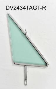 Auto City Classic - 1963-1964 Buick / Cadillac / Chevrolet / Oldsmobile / Pontiac Convertible, Hardtop and Sedan Assembled Vent Glass V2434TA - Image 2