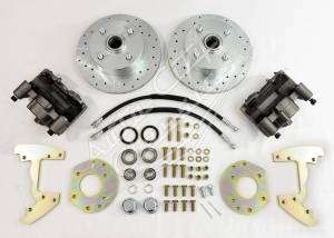 1964-1966 Ford Mustang / 60-65 Ford Falcon, Ranchero and Mercury Comet 6 Cylinder 4 Lug Front Disc Brake Conversion Wheel Kit