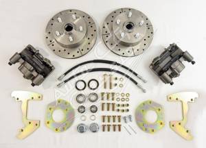 1964-1966 Ford Mustang / 60-65 Ford Falcon, Ranchero and Mercury Comet 6 Cylinder 5 Lug Front Disc Brake Conversion Wheel Kit